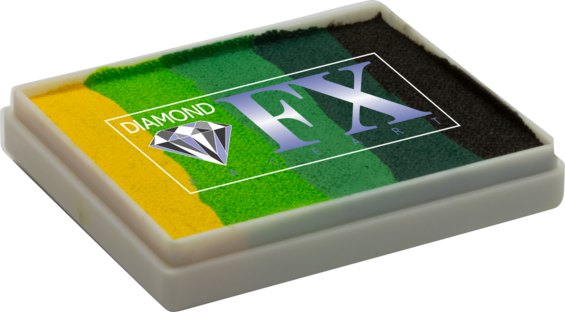 Diamond FX Face Paint - Split Cake - Green Carpet - 50 grams