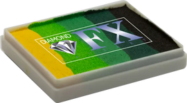 Diamond FX Face Paint - Split Cake - Green Carpet - 50 grams Diamond FX