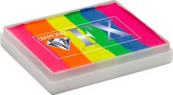 Diamond FX Face Paint - Split Cake - Color Splash - 50 grams