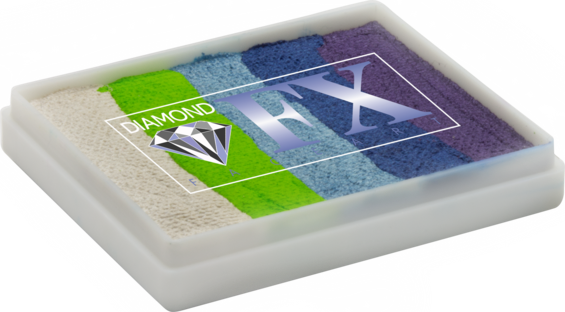 TESTER - Diamond FX Face Paint - Split Cake - Funky Frog - 50 grams