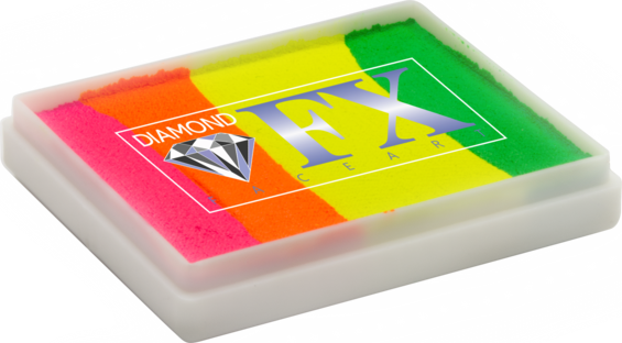 Diamond FX Face Paint - Split Cake - Raving Rio - 50 grams