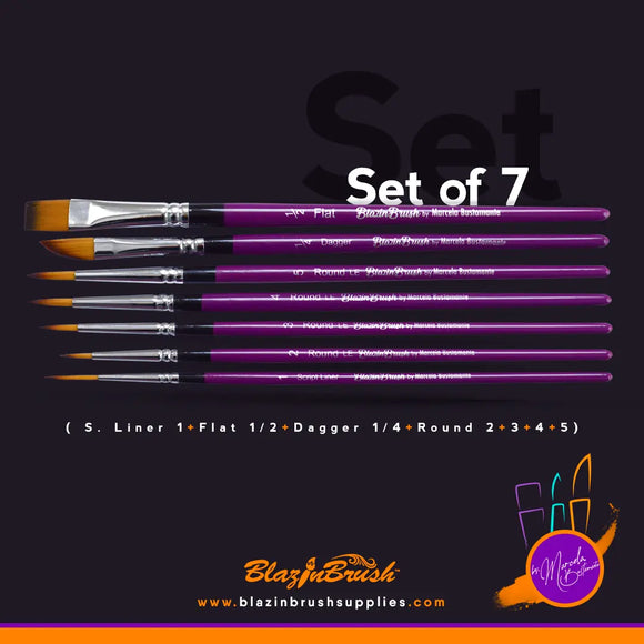 Blazin Brush - Set of 7 - LE Blazin Brush