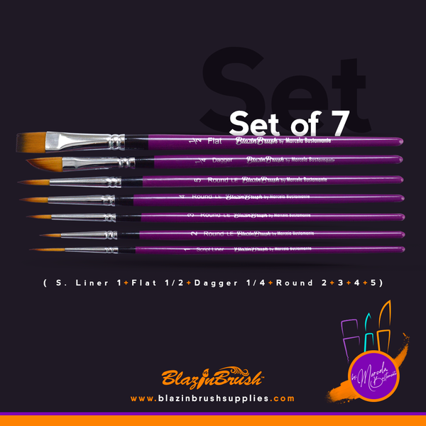 Blazin Brush - Set of 7 - LE