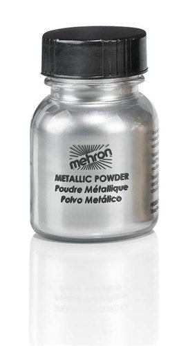 Mehron Metallic Powder - 1 oz Silver