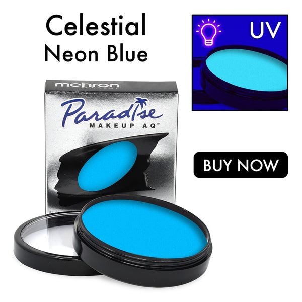 Paradise Face Paint -  Neon Blue (Celestial) - 40 grams