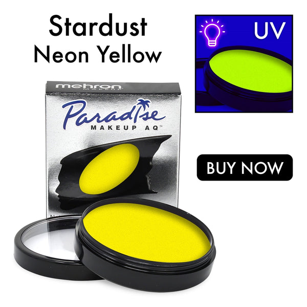 Paradise Face Paint -  Neon Yellow (Stardust) - 40 grams
