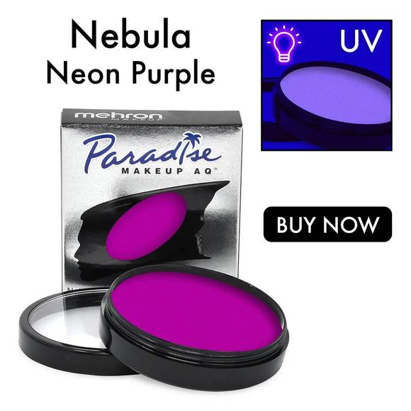 Paradise Face Paint - Neon Purple (Nebula) - 40 grams Mehron