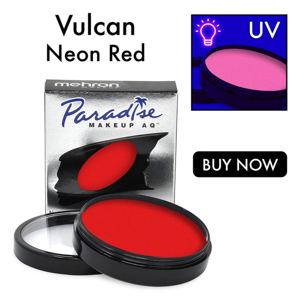 Paradise Face Paint - Neon Red (Vulcan) - 40 grams