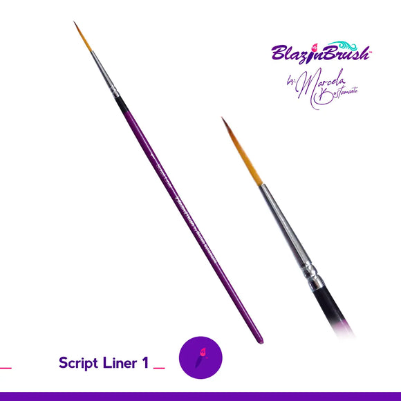 Blazin Brush - Script Liner #1 Blazin Brush