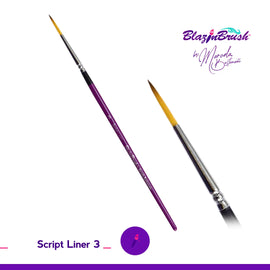Blazin Brush - Script Liner #3 Blazin Brush