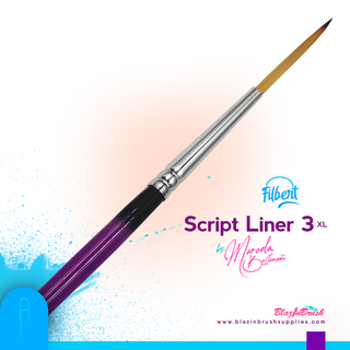 Blazin Brush - Script Liner #3 - XL