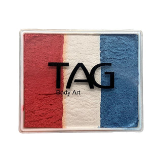 TAG Face Paint - Split Cake - Pearl 4th of July - 50 grams