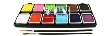 Diamond FX Face Paint - 12 Essential Colors Small Palette Diamond FX