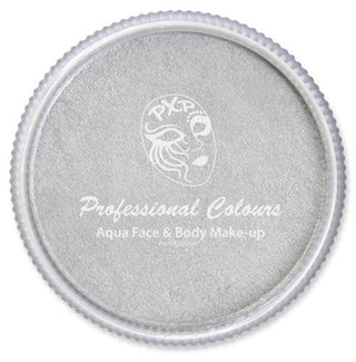 PartyXplosion Face Paint - Pearl Silver 43723 - 30 grams