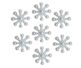 Face Paint Gems - Snowflake Gems - 1/2" - Pack of 20 Face Paint Forum Shop