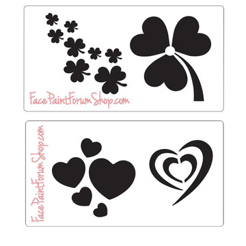 Boost Stencil Set - Hearts and Shamrocks Boost Stencils