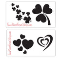 Boost Stencil Set - Hearts and Shamrocks