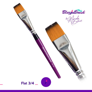 Blazin Brush - Flat 3/4 inch Blazin Brush