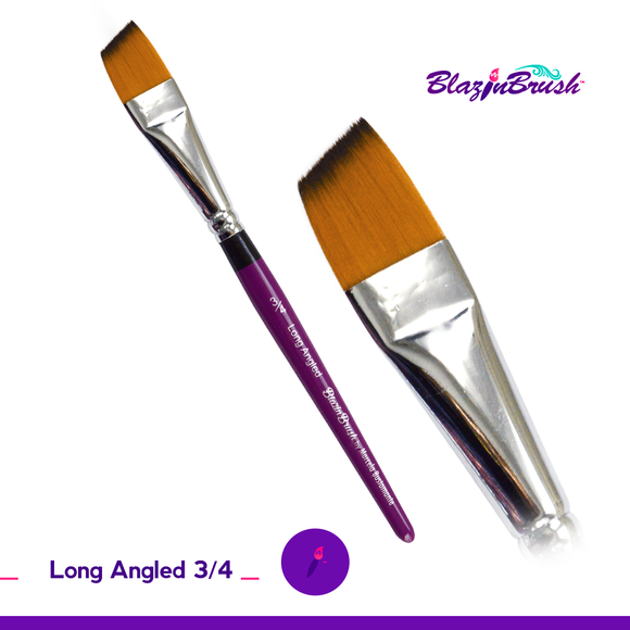 Blazin Brush - Long Angled 3/4 inch Blazin Brush