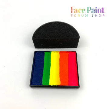 Black Never Stain Half Sponge - Large Face Paint Forum Shop