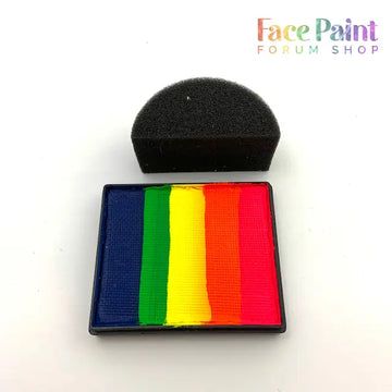 Black Never Stain Half Sponge - Small Face Paint Forum Shop