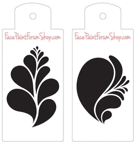 Boost Stencil Set - Tear Drop Clusters Boost Stencils