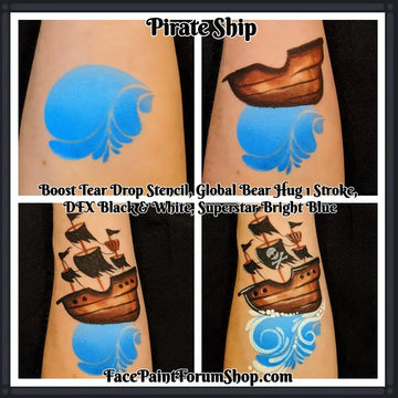 Boost Stencil Set - Tear Drop Clusters Boost Stencils