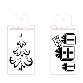 Boost Stencil Set - Christmas Tree and Presents Boost Stencils