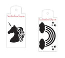 Boost Stencil Set - Unicorn and Rainbow Boost Stencils