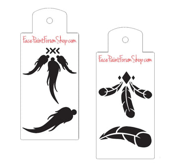 Boost Stencil Set - Feathers Boost Stencils