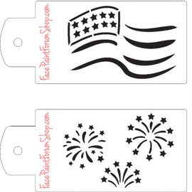 Boost Stencil Set - Patriotic Boost Stencils