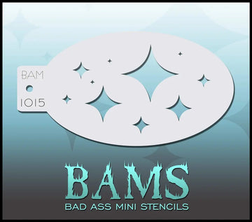 Bad Ass Mini Stencil - 1015 Star Stencil Bad Ass Stencils