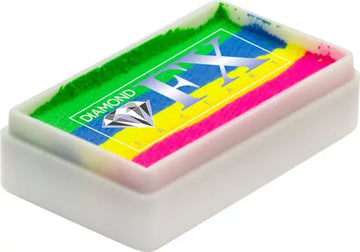 Diamond FX Face Paint - 1 Stroke Cake - Neon Rainbow Diamond FX