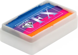 Diamond FX Face Paint - 1 Stroke Cake - Neon Sun Diamond FX