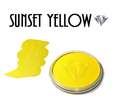 Diamond FX Face Paint - Essential Sunset Yellow - 30 grams