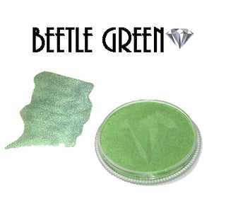 Diamond FX Face Paint - Metallic Beetle Green - 30 grams