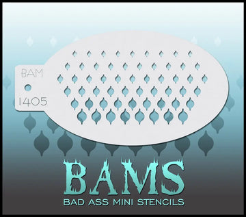 Bad Ass Mini Stencil - 1405 Gradient Stencil Bad Ass Stencils