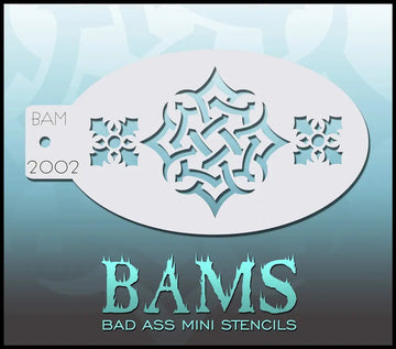 Bad Ass Mini Stencil - 2002 Celtic Knot Stencil Bad Ass Stencils