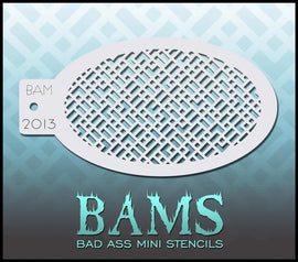 Bad Ass Mini Stencil - 2013 Geometric Lattice Bad Ass Stencils