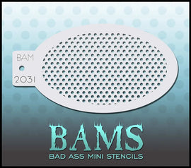 Bad Ass Mini Stencil - 2031 Dots Stencil Bad Ass Stencils