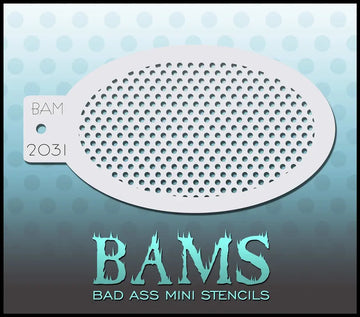 Bad Ass Mini Stencil - 2031 Dots Stencil Bad Ass Stencils
