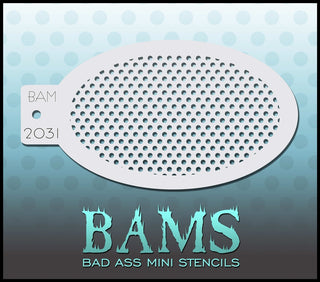 Bad Ass Mini Stencil - 2031 Dots Stencil