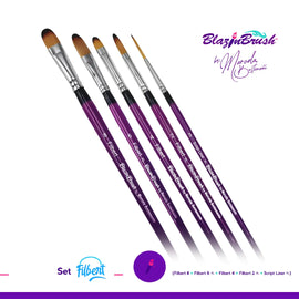 Blazin Brush - Filbert Set Blazin Brush
