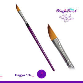 Blazin Brush - Dagger 1/4" Blazin Brush