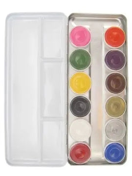Superstar Face Paint - Palette - 12 Bright colors Superstar