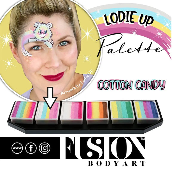 Fusion Body Art - Lodie Up Cute Pastel Rainbow Palette Fusion Body Art