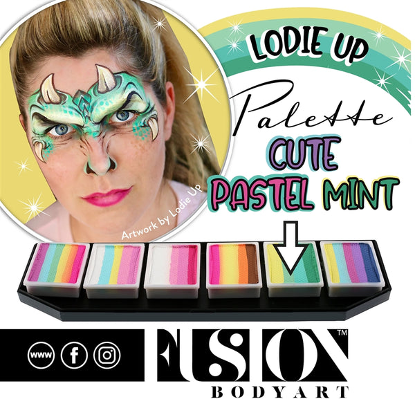 Fusion Body Art - Lodie Up Cute Pastel Rainbow Palette