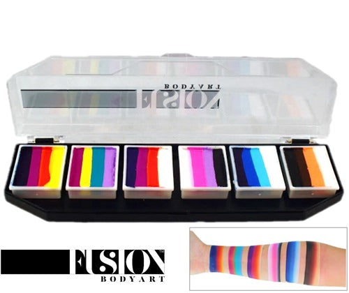 Fusion Body Art - Spectrum Palette - Rainbow Splash (Non Neon)