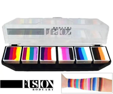 Fusion Body Art - Spectrum Palette - Rainbow Splash (Non Neon) Fusion Body Art