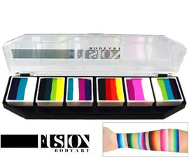 Fusion Body Art - Spectrum Palette - Rainbow Burst (Non Neon) Fusion Body Art